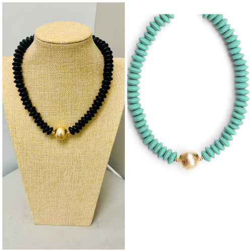Wooden Bead Necklace