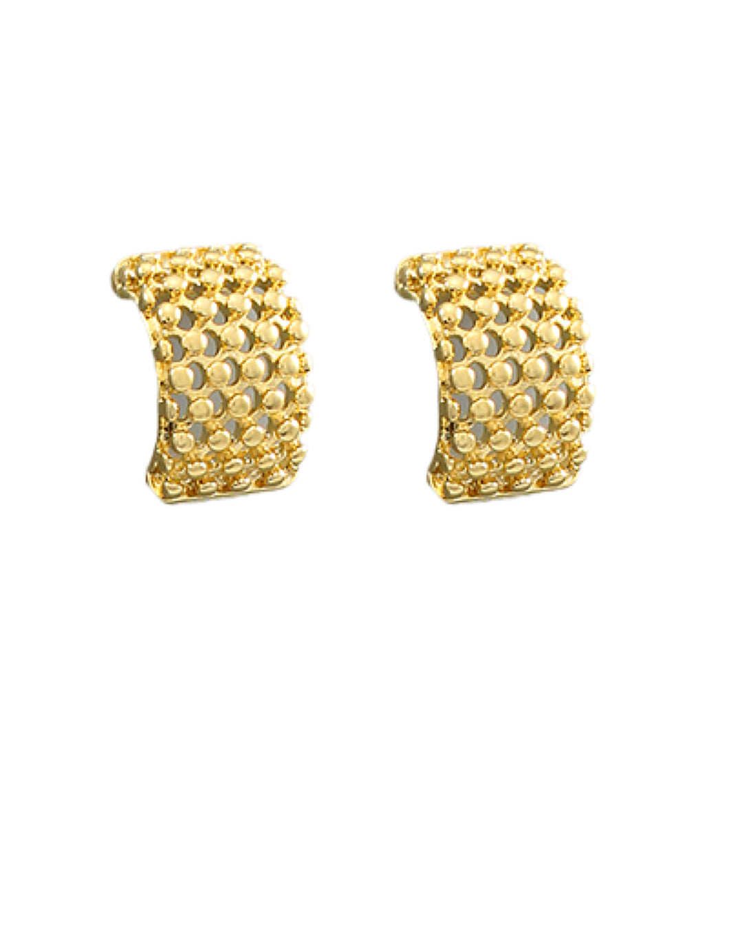 Brass Texture Hoops