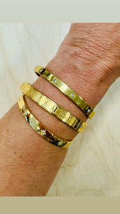 The Gold Stud Bangle