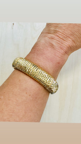 The Chunky Metal Casting Bracelet