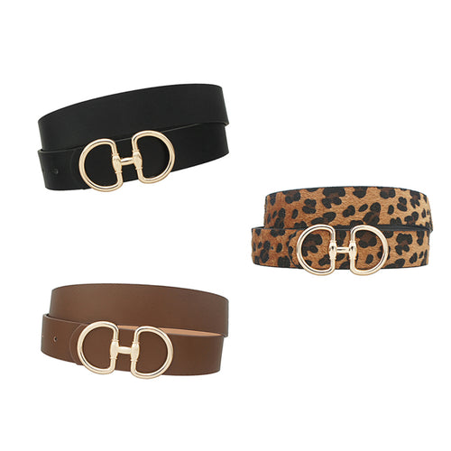 The Wide Horsebit Buckle Belt