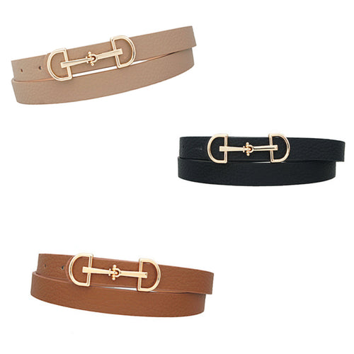 The Thin Horsebit Buckle Belt