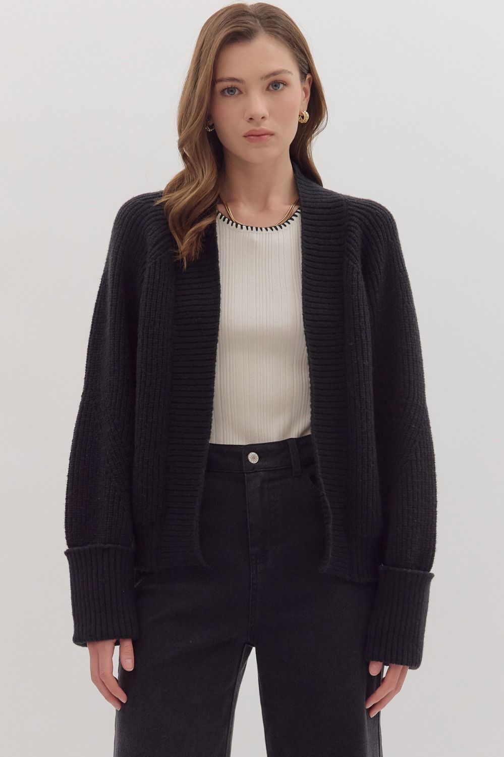 The Jordan Cardigan (Black)