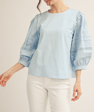 The Helena Top (Light Blue) *Final Sale