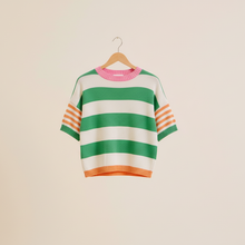 The Parker Sweater (Green/Orange)
