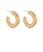 Angle Hoops (Gold or Silver)