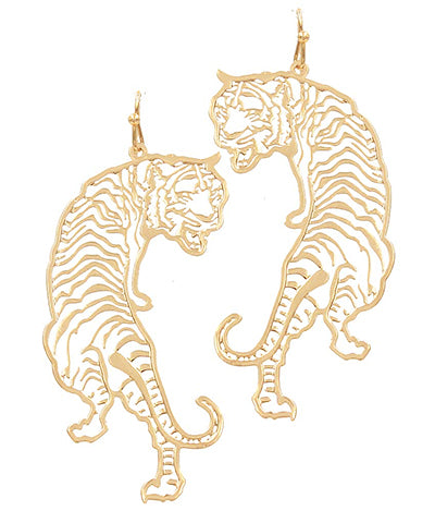 The Tiger Filigree Earrings