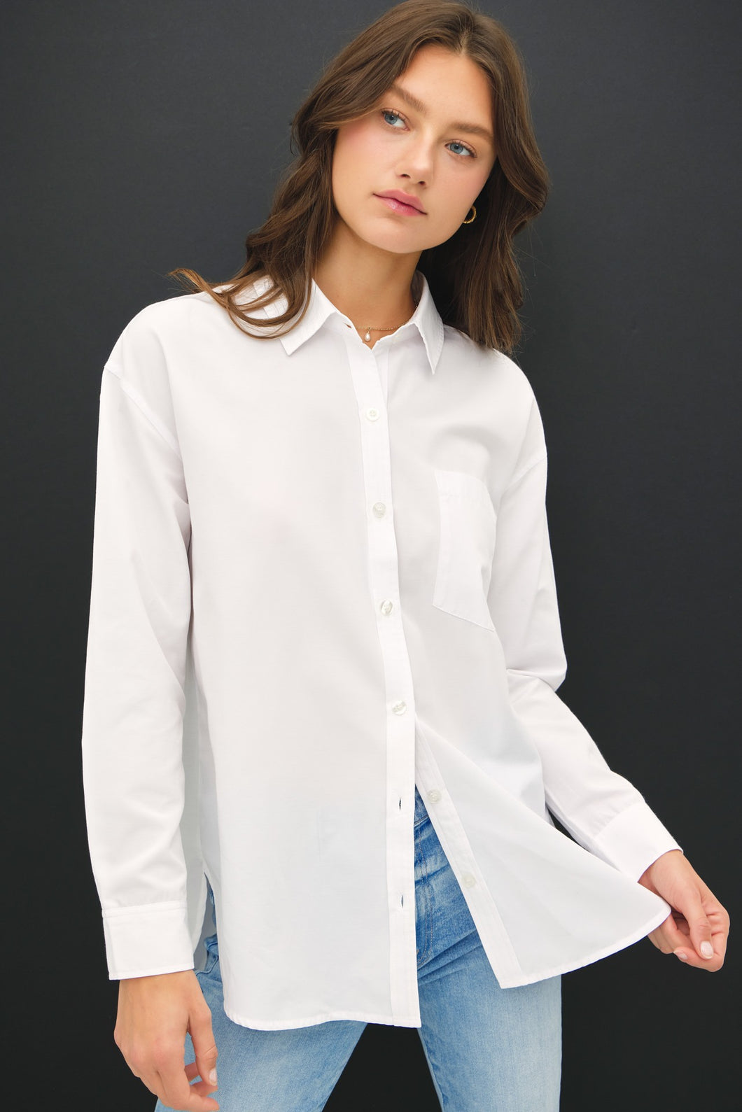 The Delphine Shirt (White)