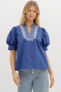 The Buffy Top (Indigo)