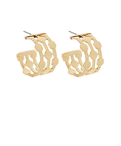 Layered Gold Hoops