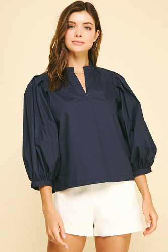 The Cooper Top (Navy)