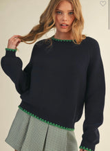 The Cece Sweater (Navy)