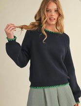 The Cece Sweater (Navy)