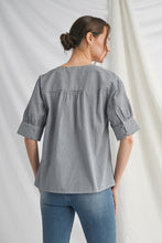 The Savannah Top (Black stripe)