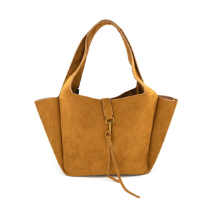 The Tia Bag (Cognac Suede)