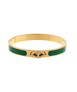 The Mariner Bangle Bracelet (Kelly Green)
