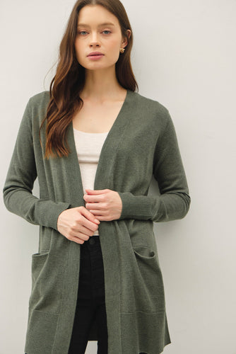 The Rose Cardigan (Spruce)