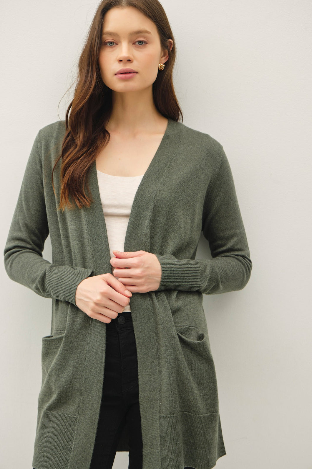 The Rose Cardigan (Spruce)