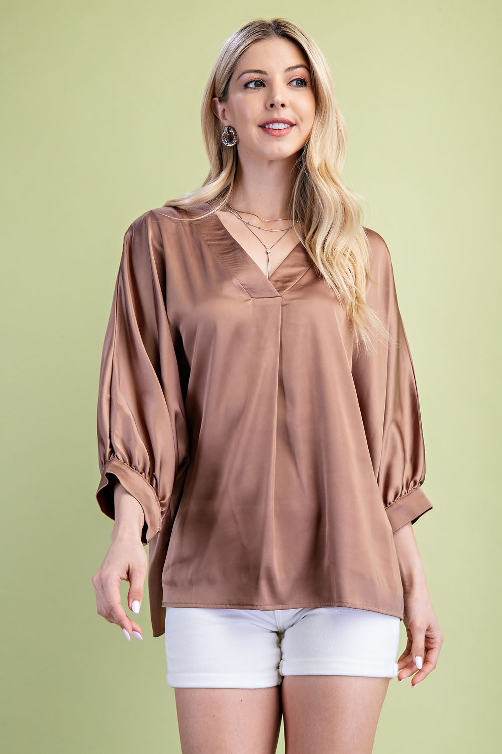 The Sloane Top (Coffee)