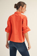 The Charlize Button Down (Orange)