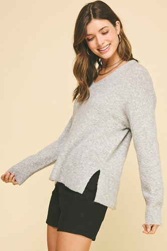 The Emerson Sweater (Heather Grey)
