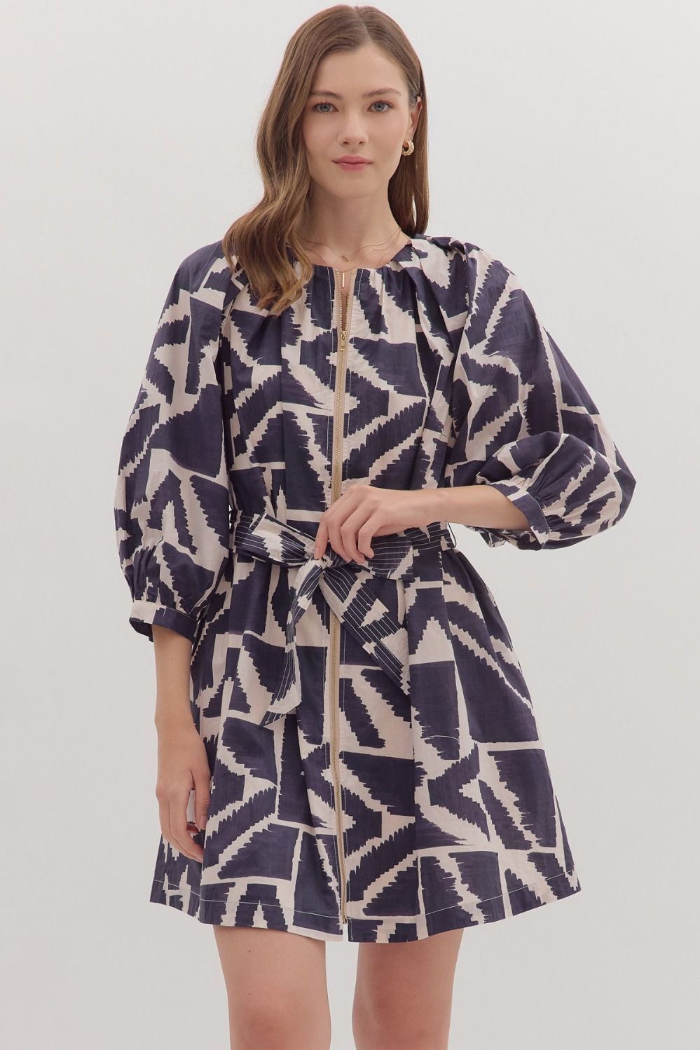 The Aspen Dress (Navy)