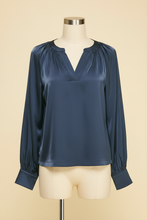 The Georgina Top (Deep Navy)