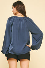 The Georgina Top (Deep Navy)