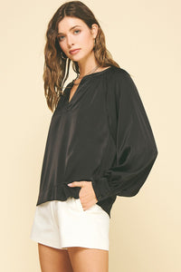 The Georgina Top (Black)