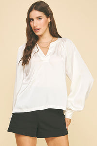 The Georgina Top (ivory)