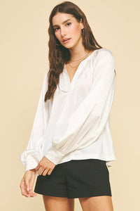 The Georgina Top (ivory)