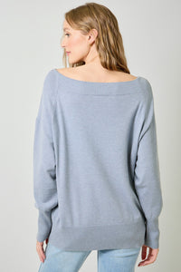 The Cory Sweater (Soft Blue)