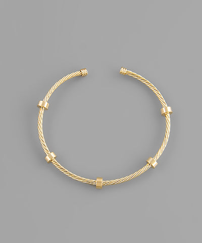 Textured Cuff Bracelet