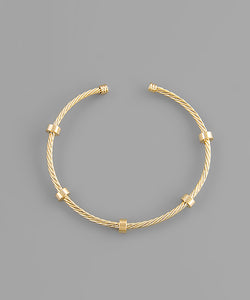 Textured Cuff Bracelet