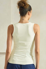 The Essential U-Neck Tank (white, black or  ivory)