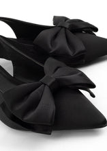 The Nora Black Kitten Heel