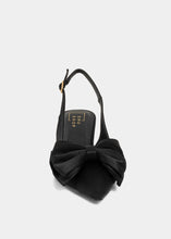 The Nora Black Kitten Heel