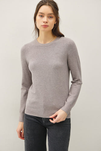 The James Sweater (Heather Grey)