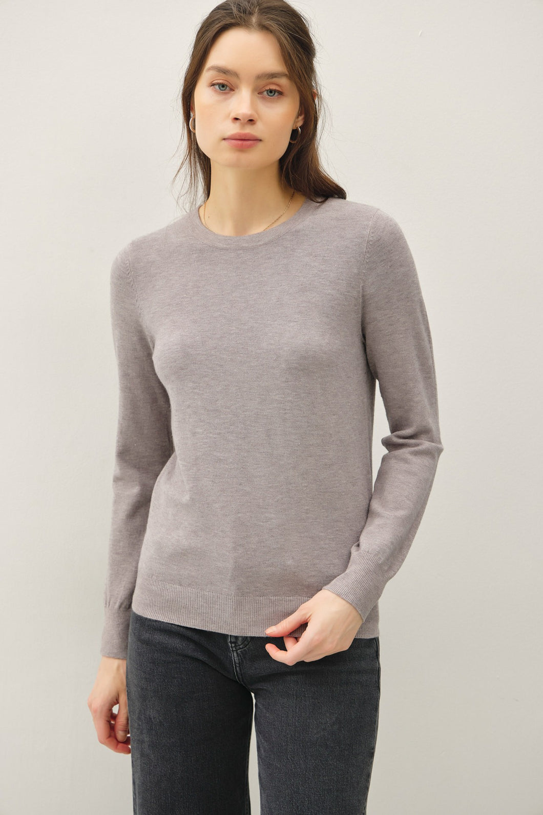 The James Sweater (Heather Grey)