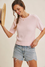 The Brea Sweater (Peony Pink)