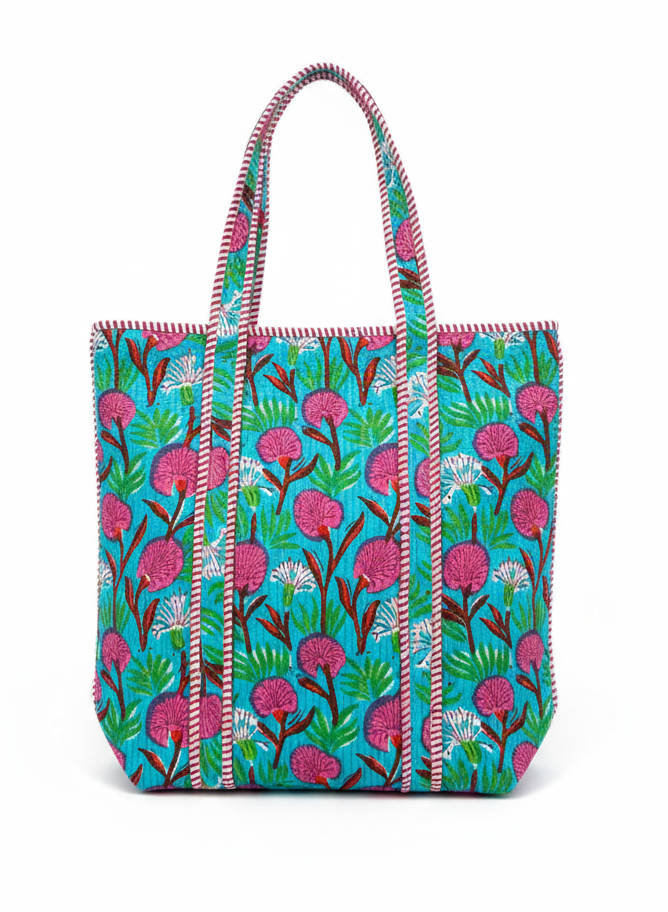 Vibrant Turquoise Tote