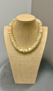 Disk Bead Necklace (Ivory)