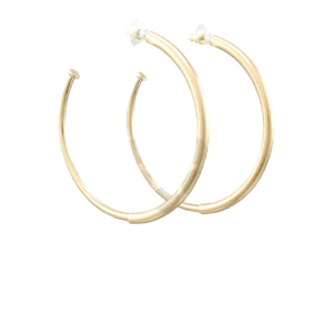 Tube Hoops (Matte/Gold)