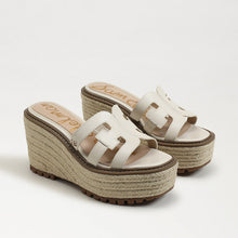 The Laine Platform Wedge Sandal by Sam Edelman (Modern Ivory)