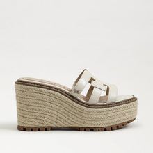 The Laine Platform Wedge Sandal by Sam Edelman (Modern Ivory)