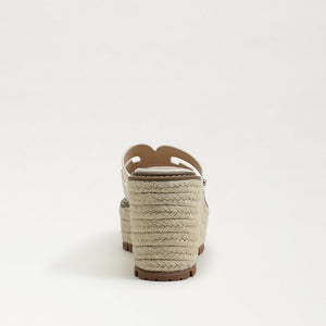 The Laine Platform Wedge Sandal by Sam Edelman (Modern Ivory)