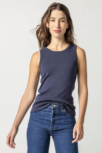 The Jewell Tank by Lilla P (Navy)