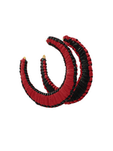 The Gameday Raffia Hoops