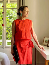 The Boxy Top (Tomato Staghorn)*Final sale