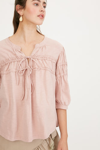 The Elisa Top (Blush)*Final sale